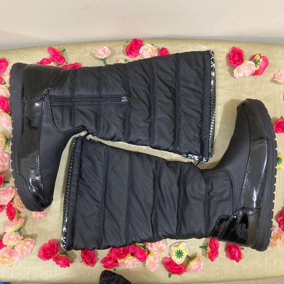 NWT Totes Waterproof Black Boots "Caroline 2" 10M - Picture 14 of 16